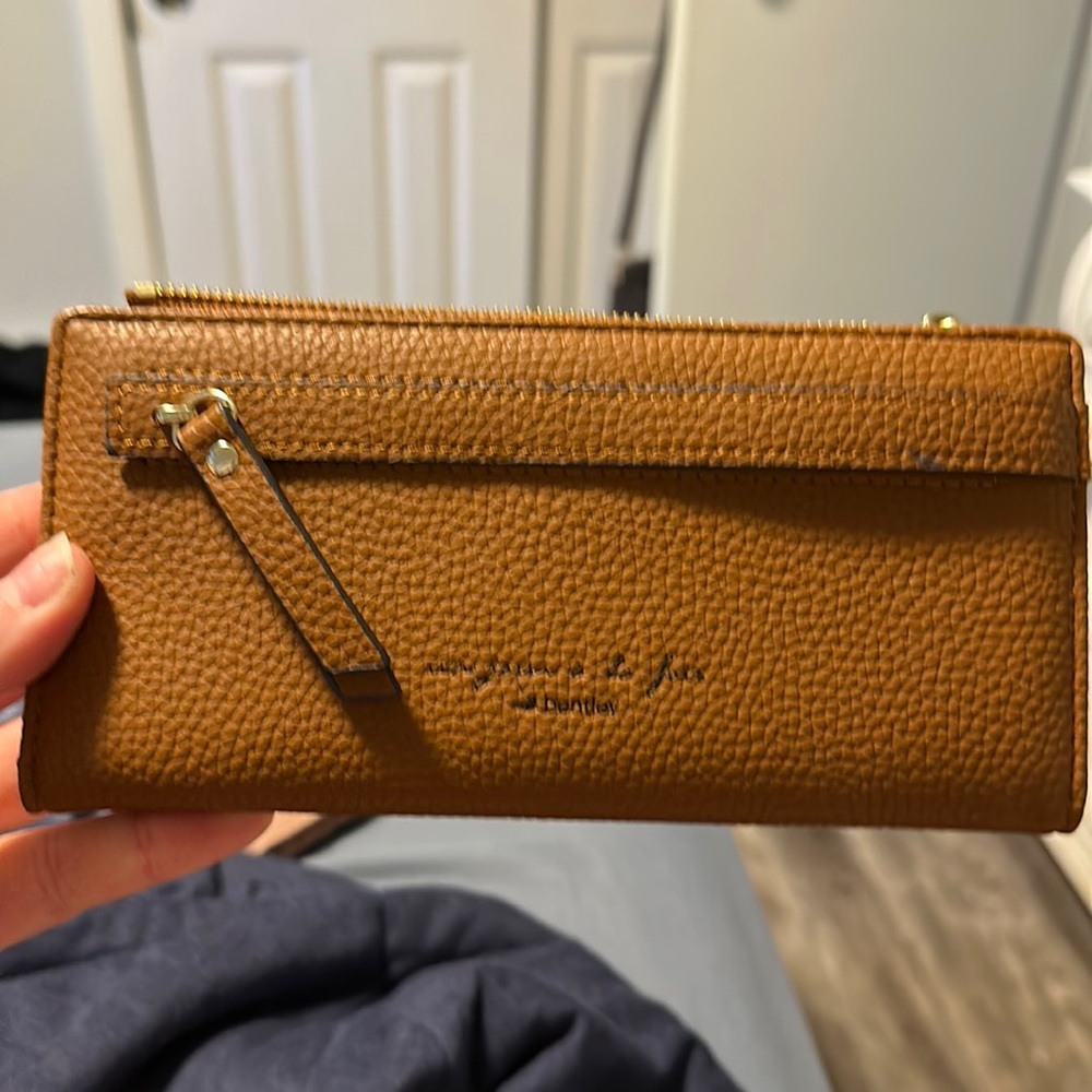 RFID brown wallet